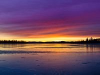 pic for lake sunset hd 